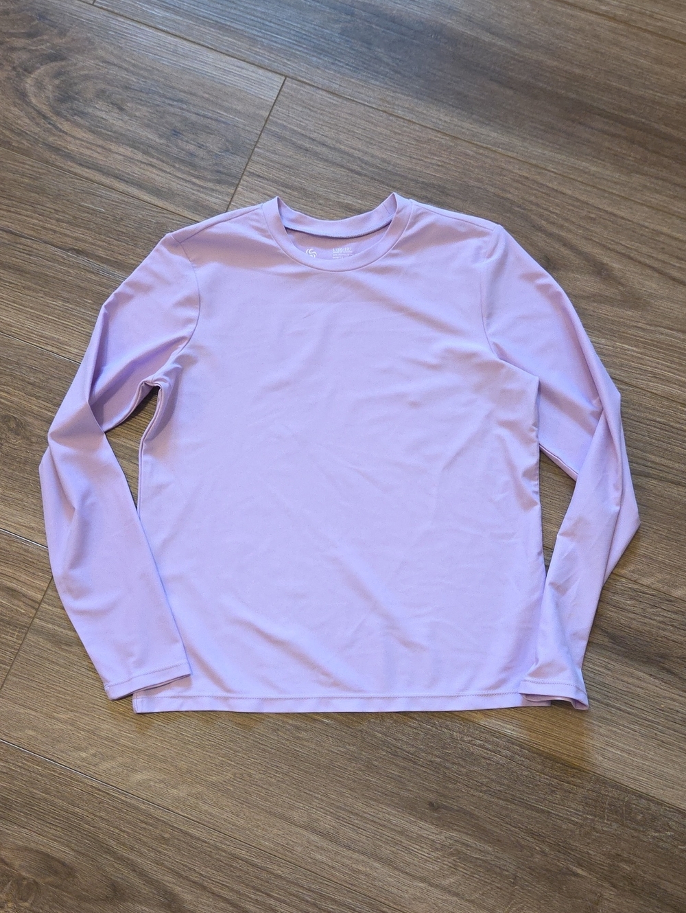 Girls Long-Sleeve Crew Neck Tee - Lavender